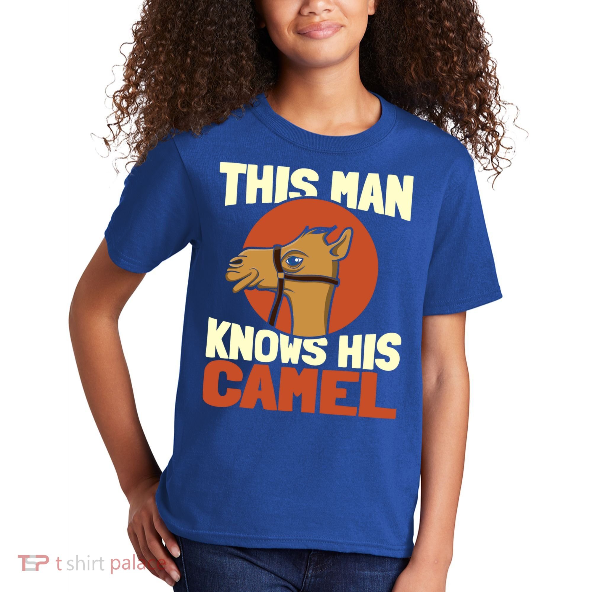 This Knows His Camels Gift Dromedary Dessert Camel Funny Gift Kids T-Shirt