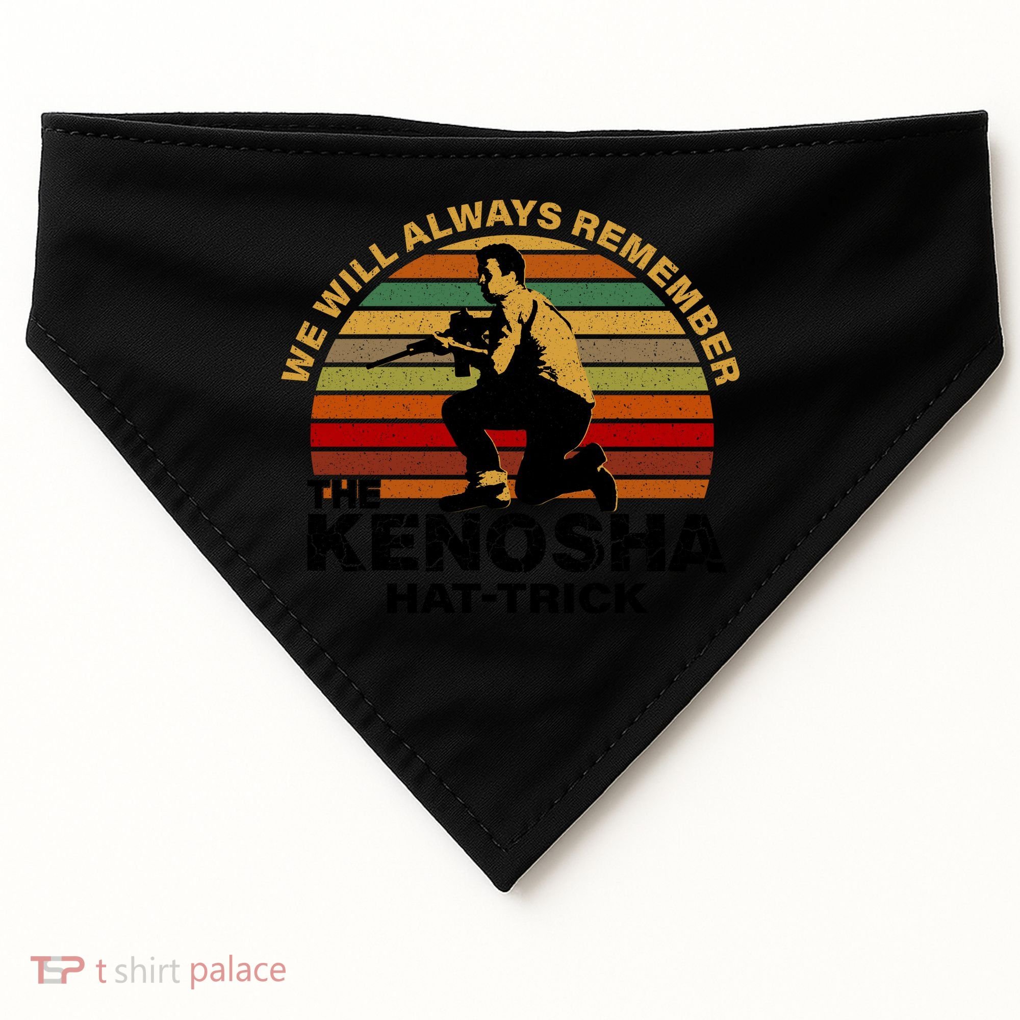 The Kenosha Hattrick USA-Made Doggie Bandana