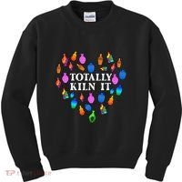 Totally Kiln It Ceramic Pottery Artist Art Lover Expert Kids Sweatshirt thumb 0