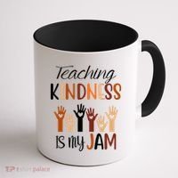 Teaching Kindness Is My Jam Coffee Mug thumb 1