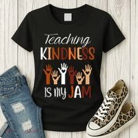 Teaching Kindness Is My Jam Women's T-Shirt thumb 3