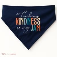 Teaching Kindness Is My Jam USA-Made Doggie Bandana thumb 0