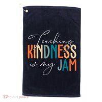 Teaching Kindness Is My Jam Golf Towel thumb 0