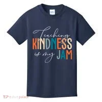 Teaching Kindness Is My Jam Kids T-Shirt thumb 0