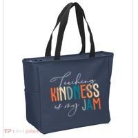 Teaching Kindness Is My Jam Tote Bag thumb 2