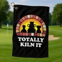 Totally Kiln It La Poterie Golf Towel thumb 1