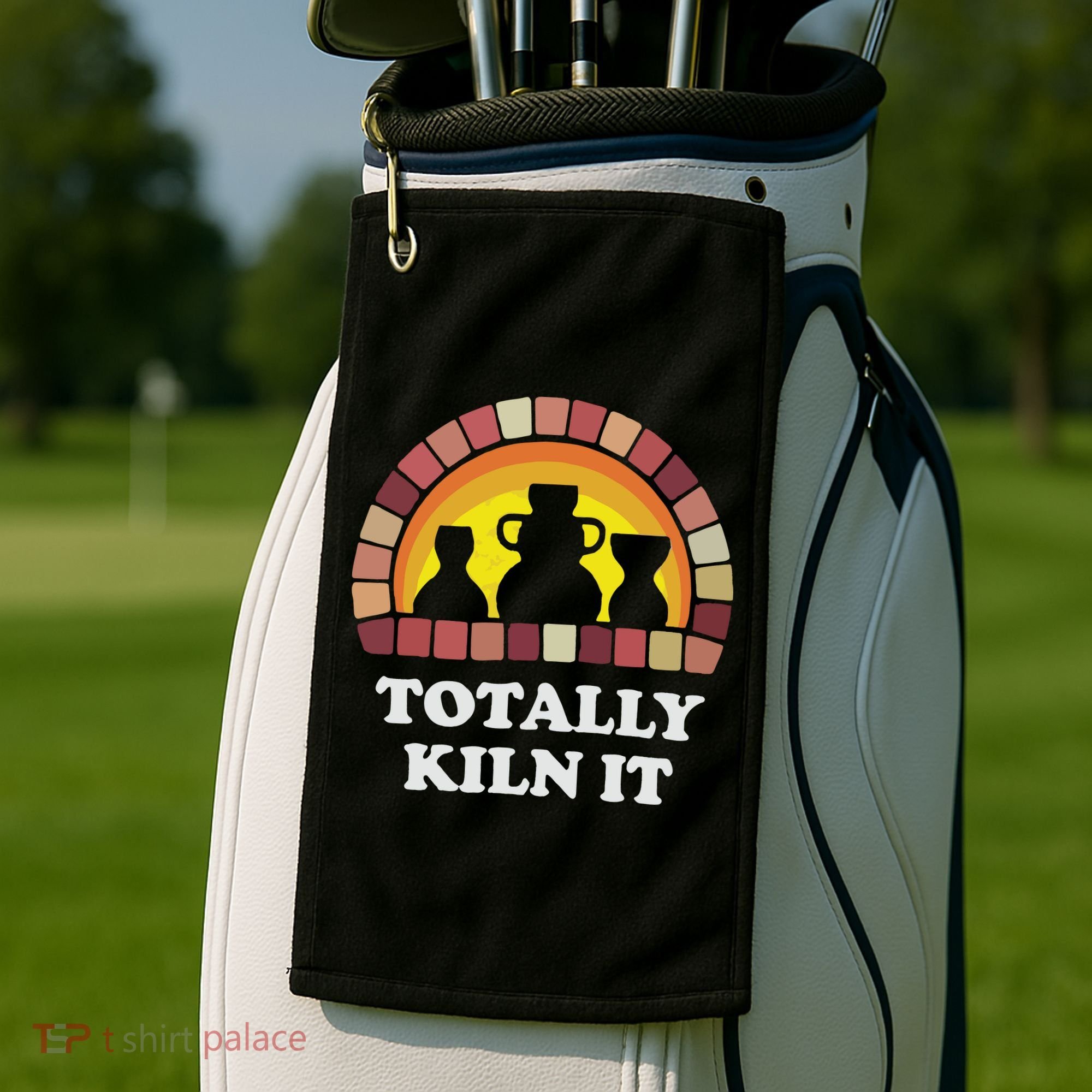 Totally Kiln It La Poterie Golf Towel
