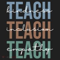 Teach Kindness Inclusion Empathy Women's Sweatshirt thumb 2