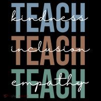Teach Kindness Inclusion Empathy Backpack thumb 2