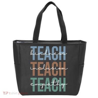 Teach Kindness Inclusion Empathy Tote Bag