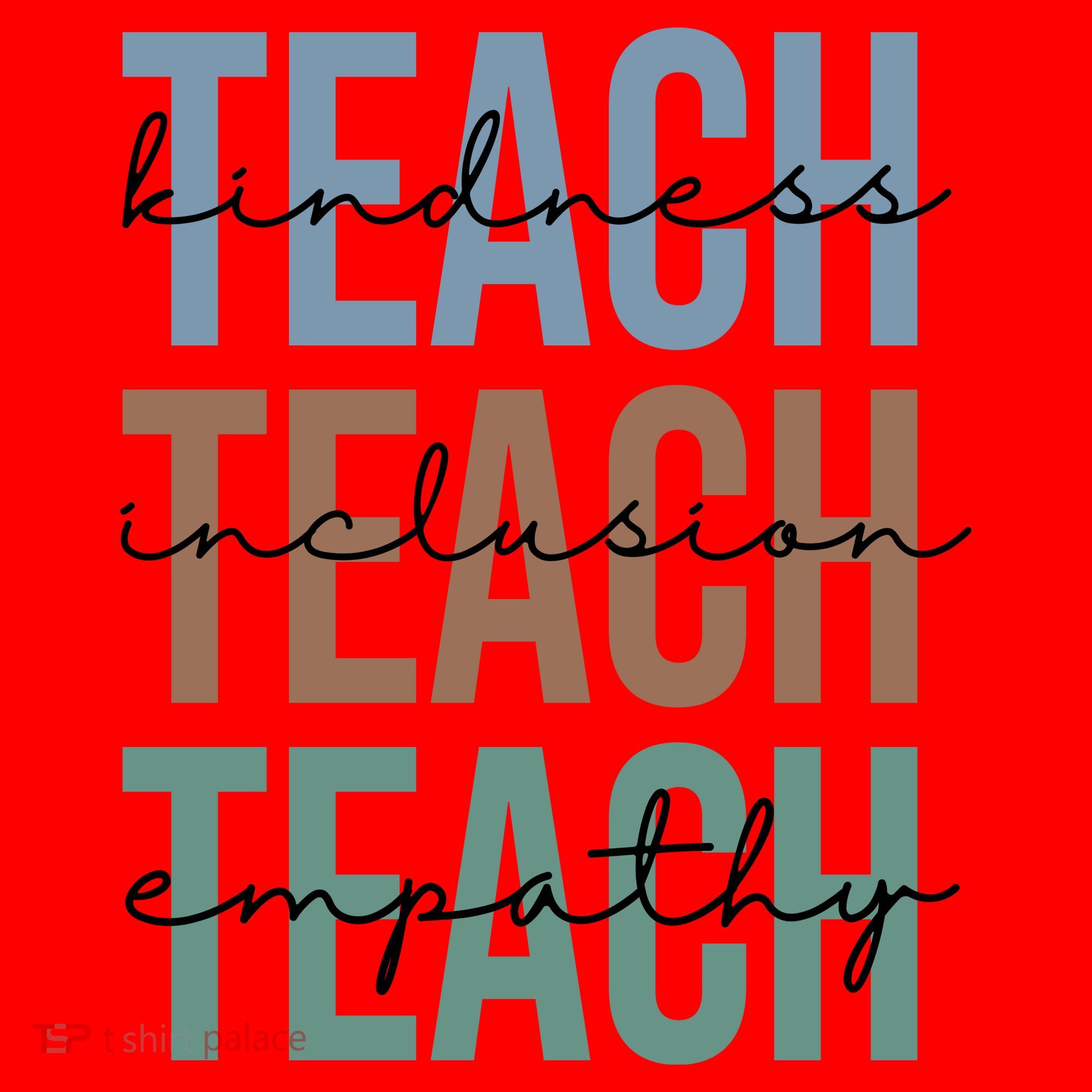 Teach Kindness Inclusion Empathy Santa Hat