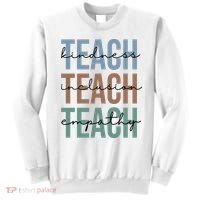 Teach Kindness Inclusion Empathy Sweatshirt thumb 0