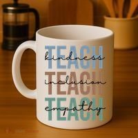 Teach Kindness Inclusion Empathy Coffee Mug thumb 4