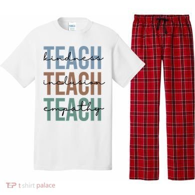 Teach Kindness Inclusion Empathy Pajama Set