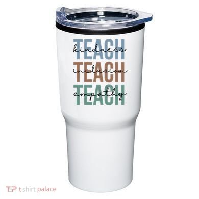 Teach Kindness Inclusion Empathy Tumbler
