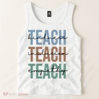 Teach Kindness Inclusion Empathy Tank Top thumb 2