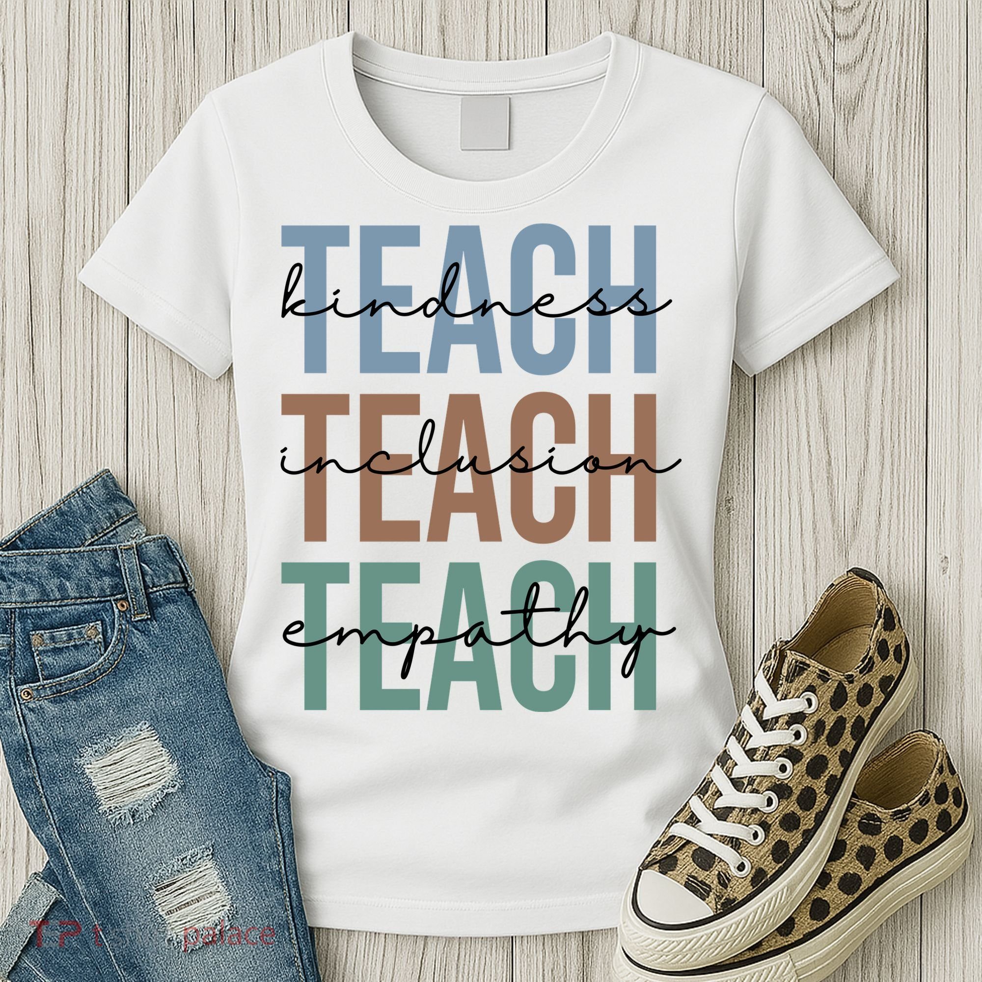 Teach Kindness Inclusion Empathy Women's T-Shirt