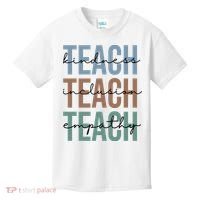 Teach Kindness Inclusion Empathy Kids T-Shirt thumb 0