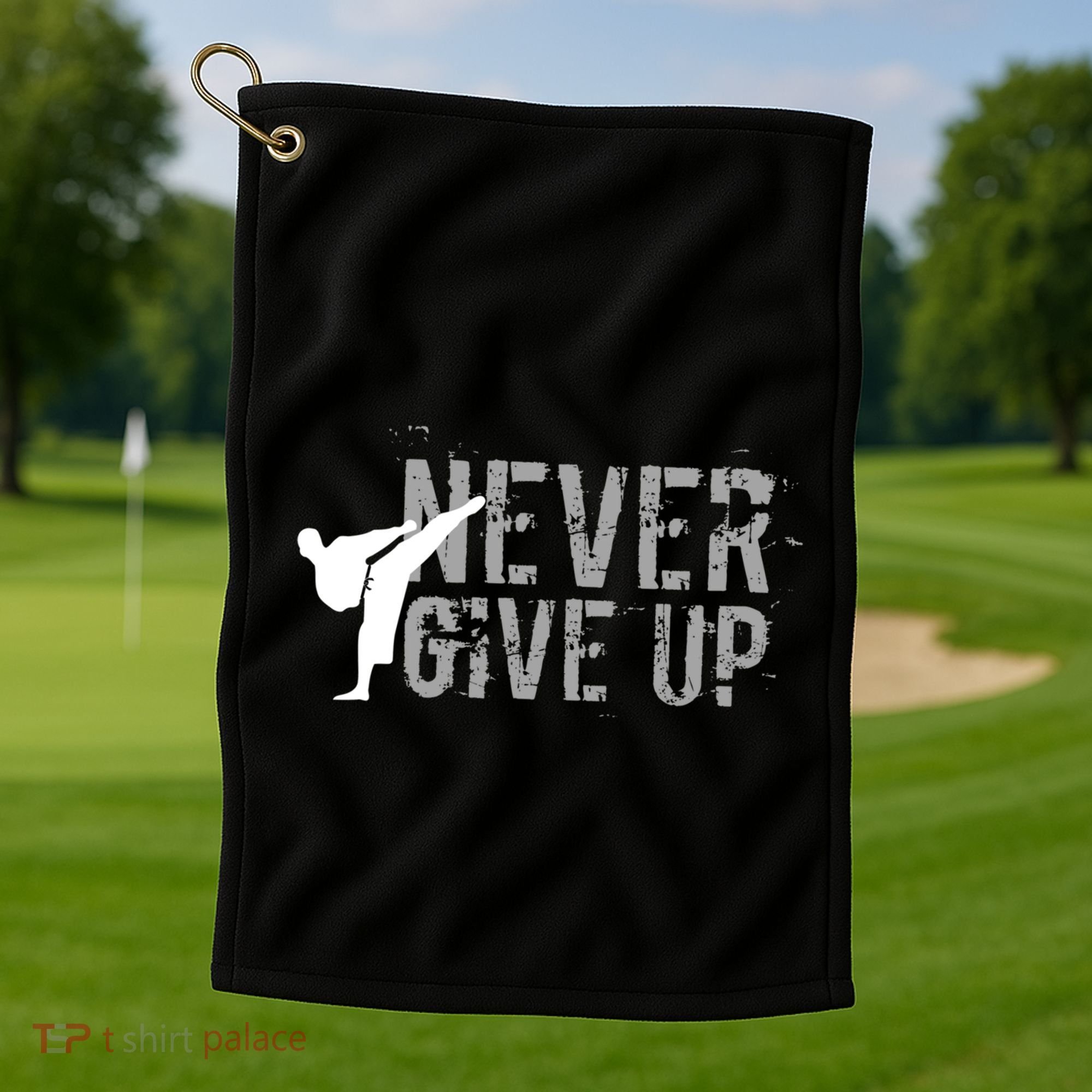 Taekwondo Karate Inspiration Cute Gift Golf Towel