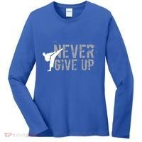 Taekwondo Karate Inspiration Cute Gift Women's Long Sleeve Shirt thumb 0