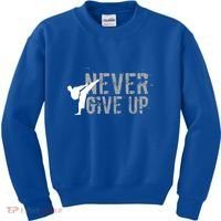Taekwondo Karate Inspiration Cute Gift Kids Sweatshirt thumb 0
