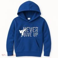 Taekwondo Karate Inspiration Cute Gift Kids Hoodie thumb 0