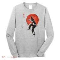 The Karate Kid Sumi Ink Crane Kick Long Sleeve Shirt thumb 0