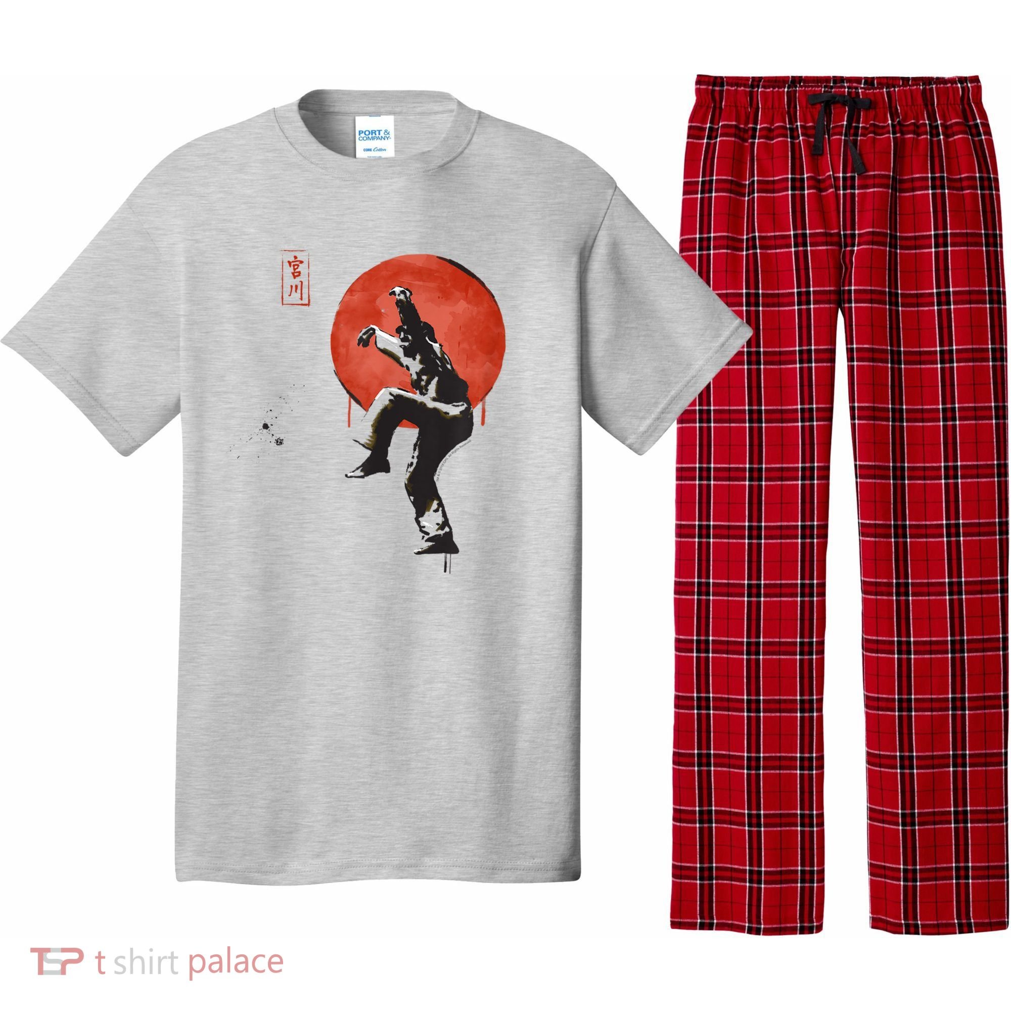 The Karate Kid Sumi Ink Crane Kick Pajama Set