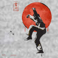 The Karate Kid Sumi Ink Crane Kick Toddler T-Shirt thumb 2