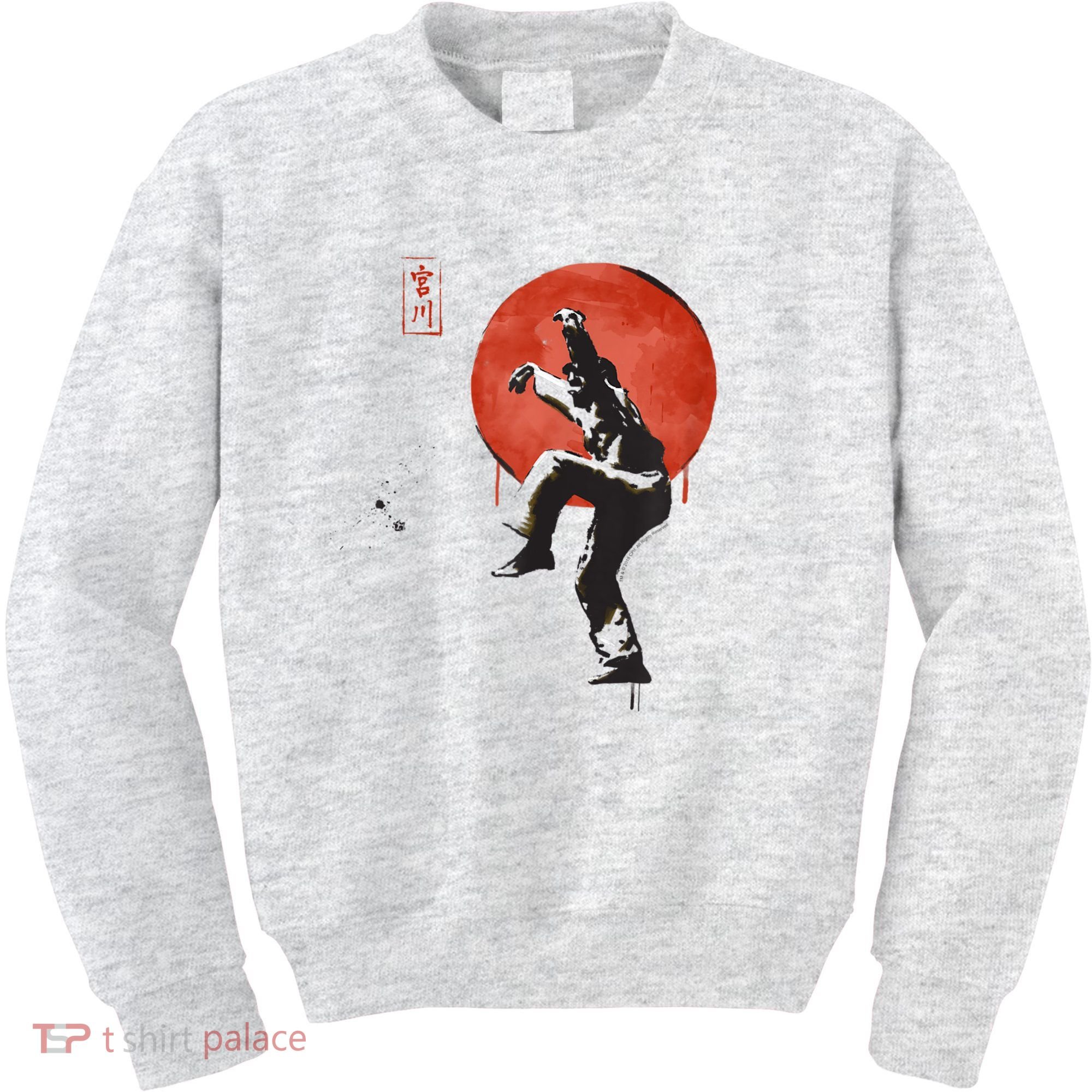 The Karate Kid Sumi Ink Crane Kick Kids Sweatshirt
