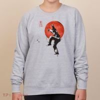 The Karate Kid Sumi Ink Crane Kick Women's Sweatshirt thumb 0