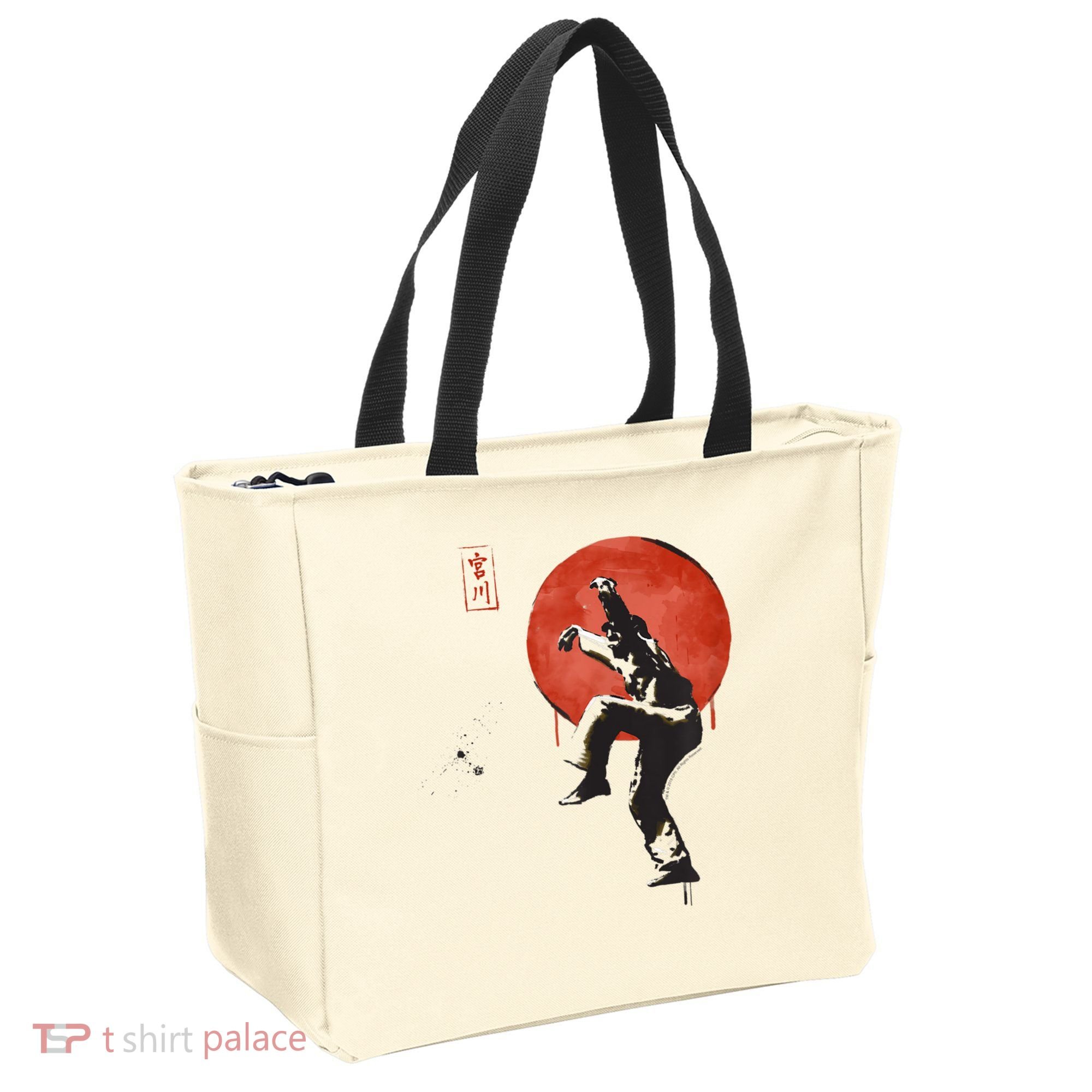 The Karate Kid Sumi Ink Crane Kick Tote Bag