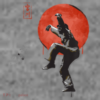 The Karate Kid Sumi Ink Crane Kick Toddler Hoodie thumb 2