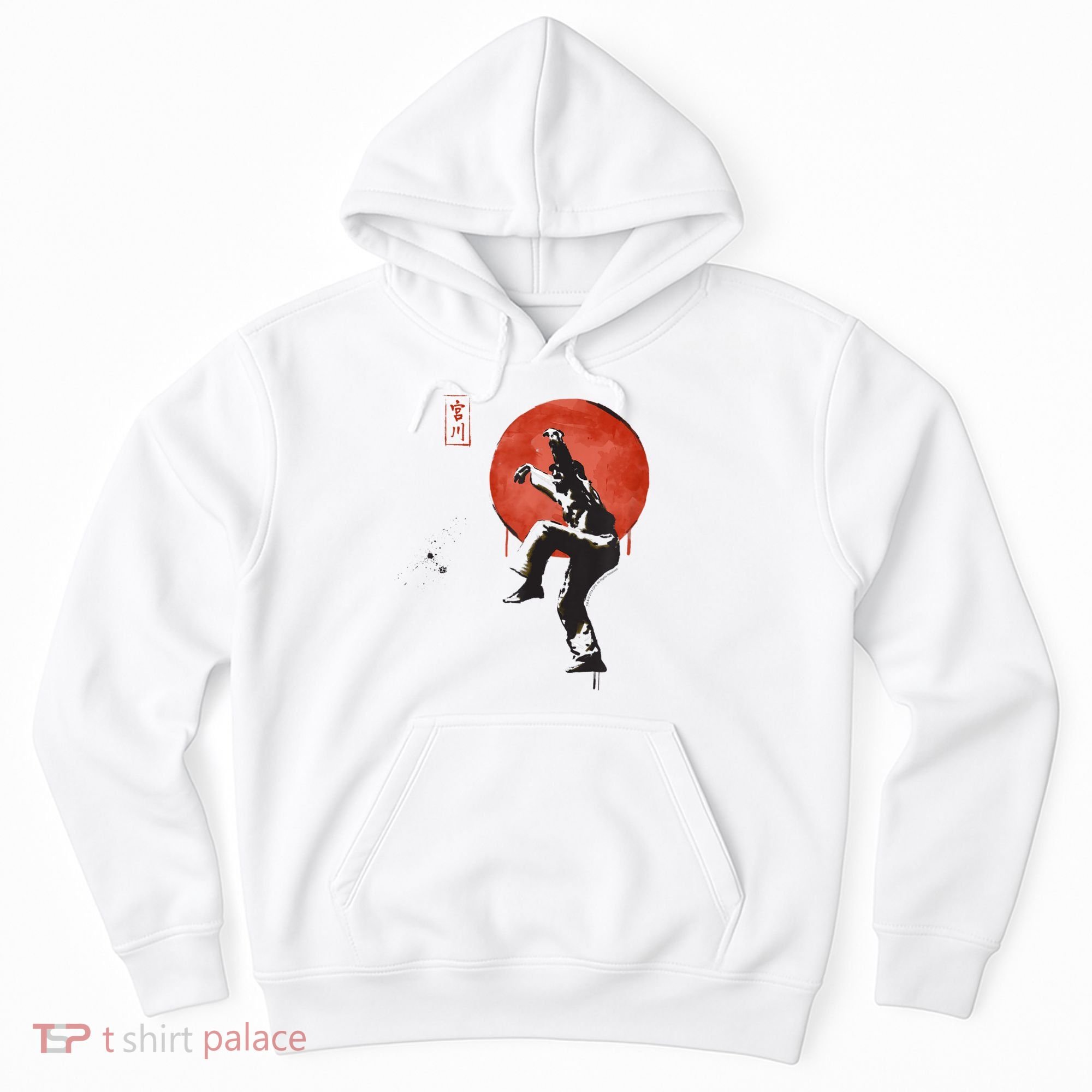 The Karate Kid Sumi Ink Crane Kick Hoodie