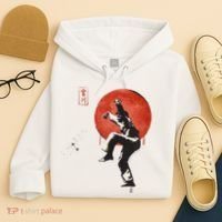 The Karate Kid Sumi Ink Crane Kick Hoodie thumb 4