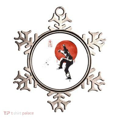 The Karate Kid Sumi Ink Crane Kick Ornament