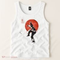 The Karate Kid Sumi Ink Crane Kick Tank Top thumb 2