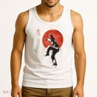 The Karate Kid Sumi Ink Crane Kick Tank Top thumb 3
