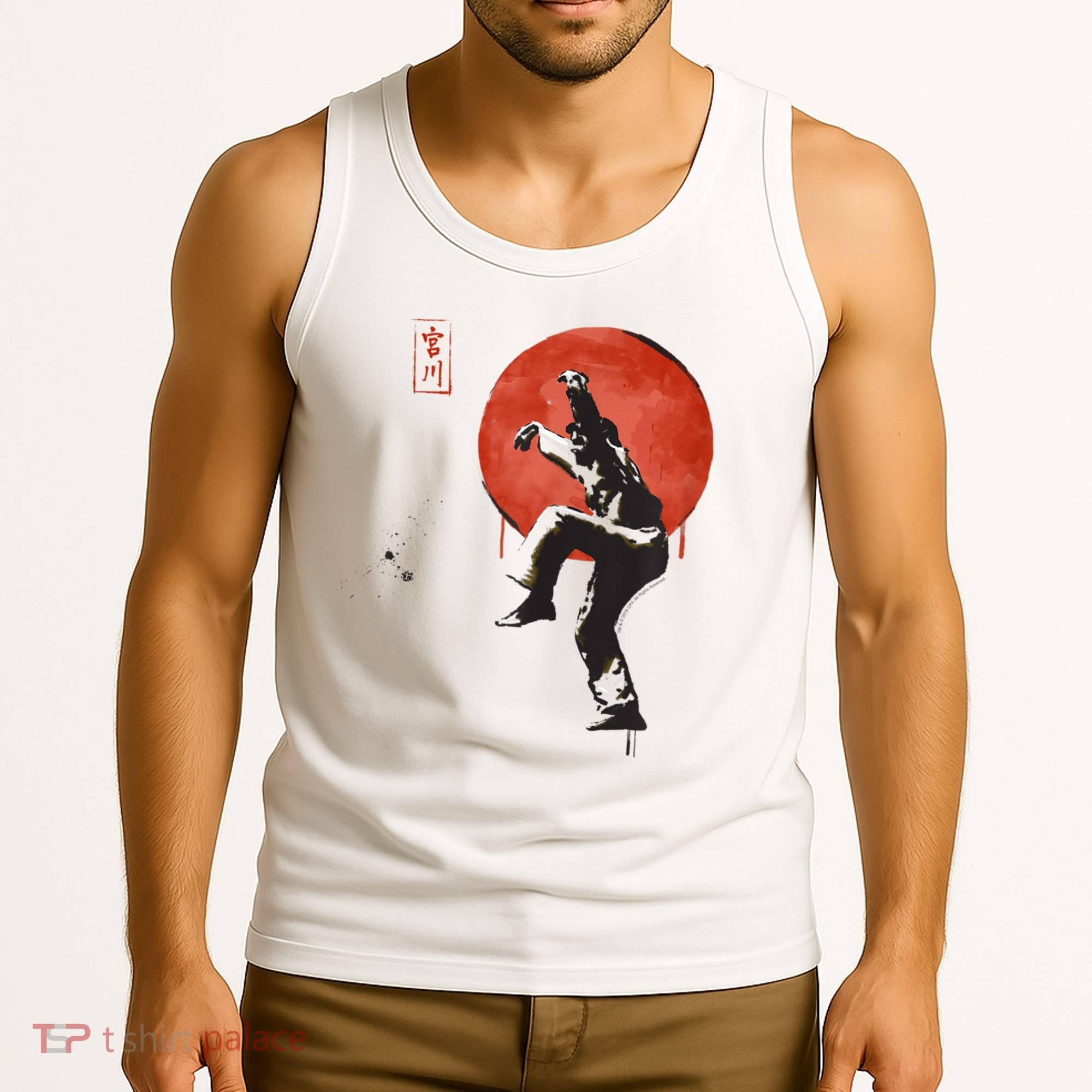 The Karate Kid Sumi Ink Crane Kick Tank Top