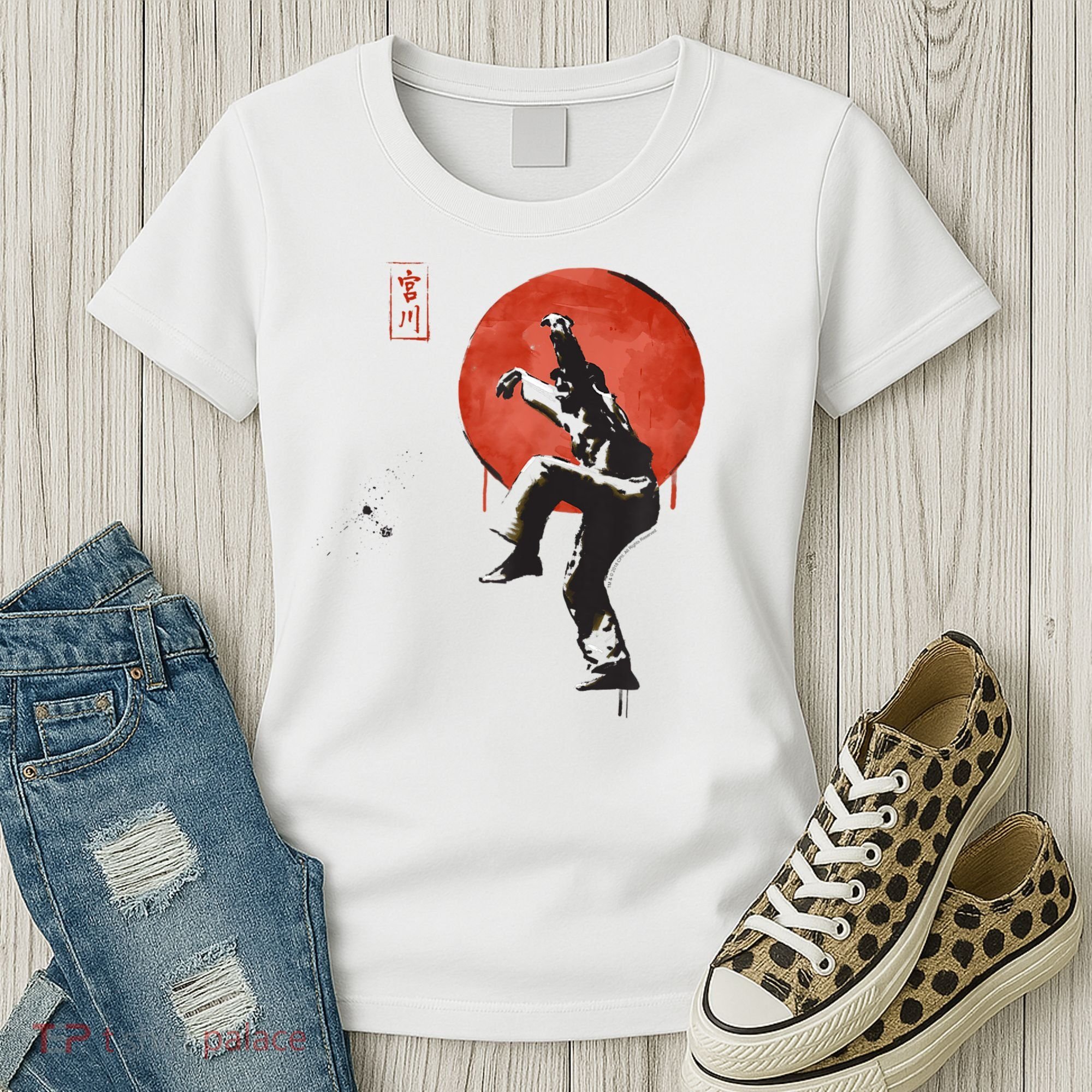 The Karate Kid Sumi Ink Crane Kick Women's T-Shirt