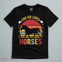 This Kid Loves Horses Boys And Girls Horse Gift Meaningful Gift T-Shirt thumb 5