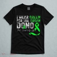 Transplant Kidney Liver Surgery Green For The Organ Donor T-Shirt thumb 5