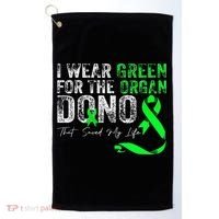 Transplant Kidney Liver Surgery Green For The Organ Donor Golf Towel thumb 0