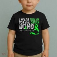 Transplant Kidney Liver Surgery Green For The Organ Donor Toddler T-Shirt thumb 2