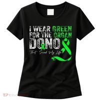 Transplant Kidney Liver Surgery Green For The Organ Donor Women's T-Shirt thumb 0