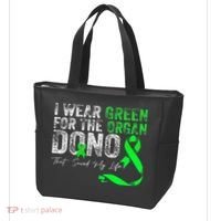 Transplant Kidney Liver Surgery Green For The Organ Donor Tote Bag thumb 3