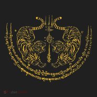 Thailand Kickboxer Muay Thai Thai Boxer Twin Tiger Sak Yant Women's Sweatshirt thumb 2
