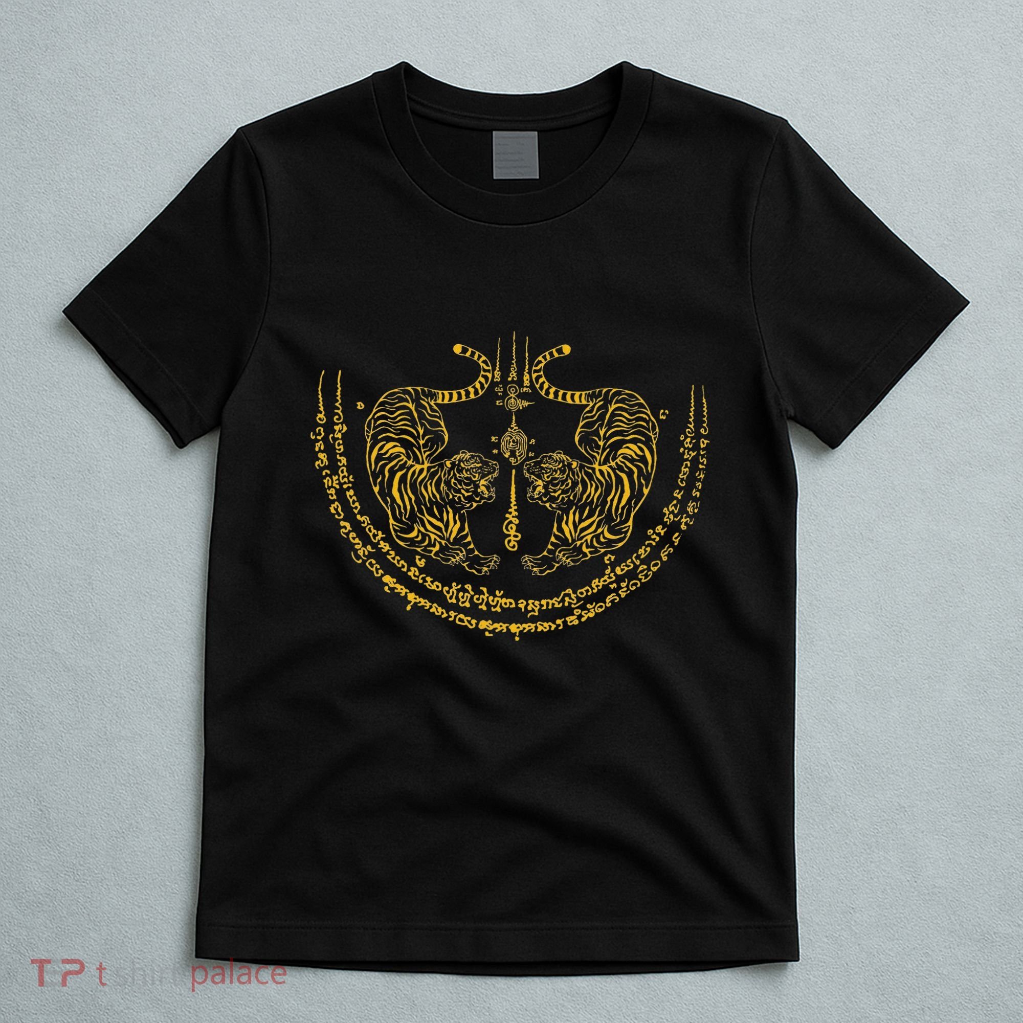 Thailand Kickboxer Muay Thai Thai Boxer Twin Tiger Sak Yant T-Shirt