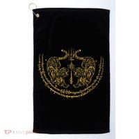 Thailand Kickboxer Muay Thai Thai Boxer Twin Tiger Sak Yant Golf Towel thumb 0