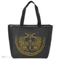 Thailand Kickboxer Muay Thai Thai Boxer Twin Tiger Sak Yant Tote Bag thumb 0